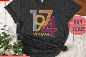 Own History: Vintage 1974 Shirt - Retro Style! | Vintage Treasures: Discover Rare Antiques, Collectibles & Retro Finds