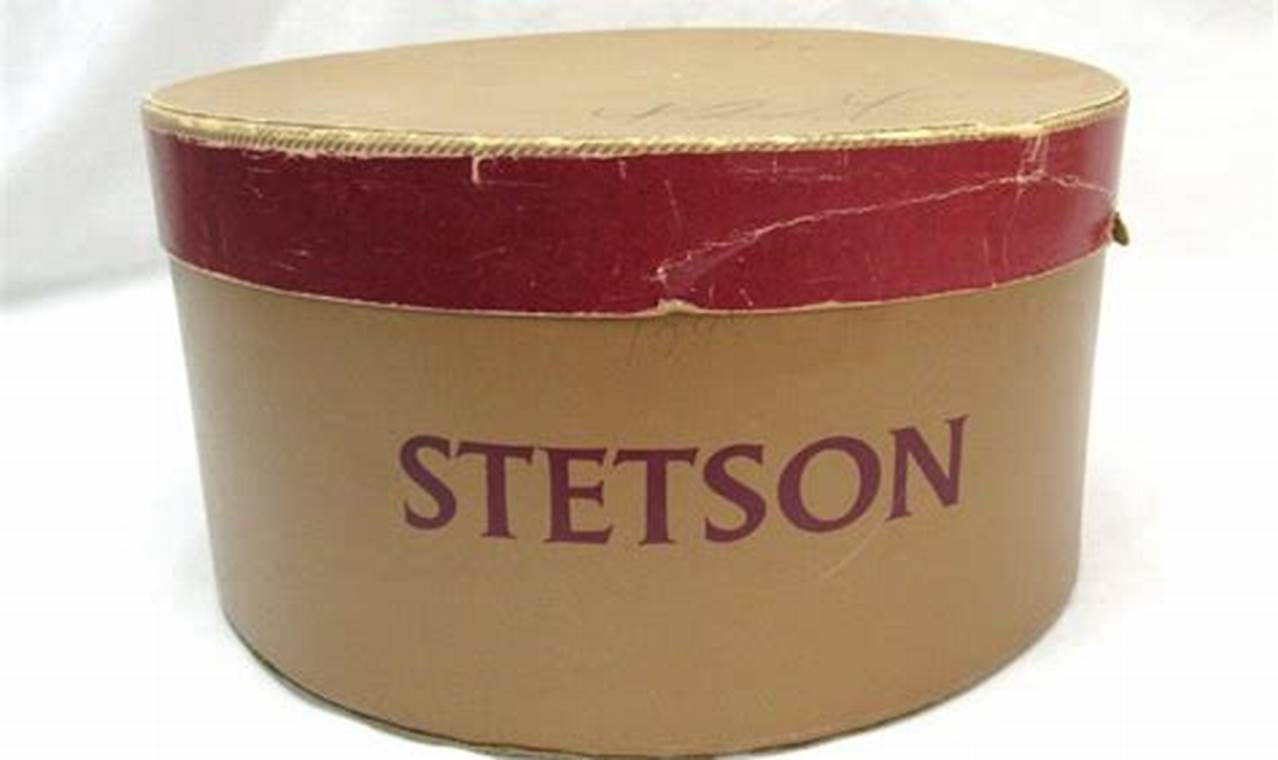 Buy Classic: Vintage Stetson Hat Box Value & Guide | Vintage Treasures: Discover Rare Antiques, Collectibles & Retro Finds