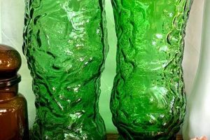 Shop Antique Green Glass Vases Vintage Today! | Vintage Treasures: Discover Rare Antiques, Collectibles & Retro Finds