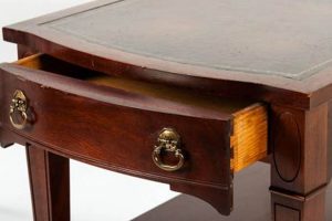 Refined Vintage Leather Top End Tables: Stylish Decor | Vintage Treasures: Discover Rare Antiques, Collectibles & Retro Finds
