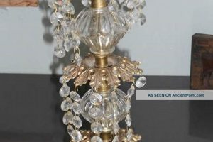 Illuminate with Antique Vintage Lamp Crystals Decor | Vintage Treasures: Discover Rare Antiques, Collectibles & Retro Finds